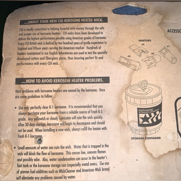 Kerosene Heater Wick #8A Cui 7.5” x 7.5” Prop or Heating Vintage - Picture 4 of 7